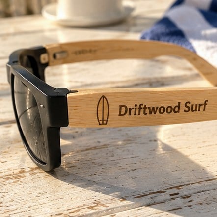 Custom Bamboo Sunglasses